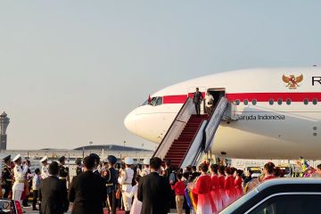 Hadiri Belt and Road Forum, Presiden Joko Widodo tiba di Beijing