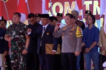 Kapolri dan Panglima TNI ajak gaungkan pemilu damai