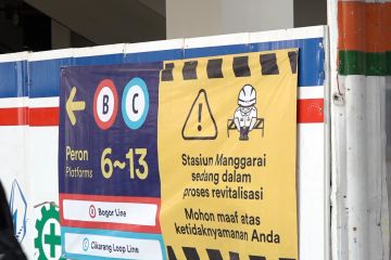 Lanjutan konstruksi Stasiun Manggarai, ada penyesuaian akses penumpang