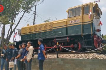 Lokomotif D30176 jadi ikon baru Stasiun Solo Balapan