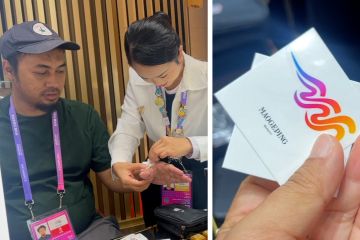 Pasang 'tato' gratis di Asian Games Hangzhou