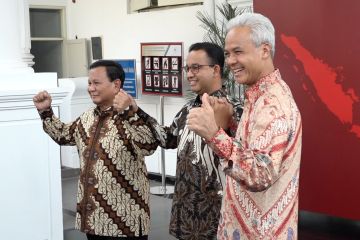 Prabowo-Ganjar klaim tak ada pembahasan Gibran saat bertemu Jokowi