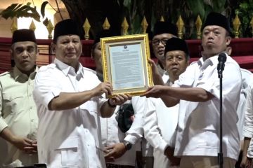 Prabowo janji kepada relawan fokus tekan kemiskinan