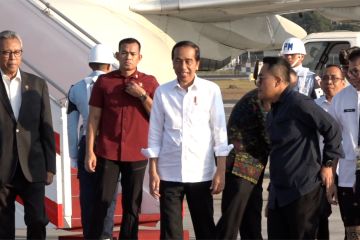 Presiden Jokowi bersiap jamu para delegasi KTT AIS di Bali