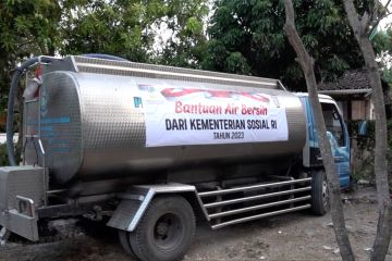 Sumber air tercemar, Kemensos sediakan air bersih untuk warga Klitih