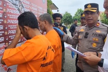 Polres Aceh Utara ringkus dua orang penjual 1,3 kg bahan baku tramadol