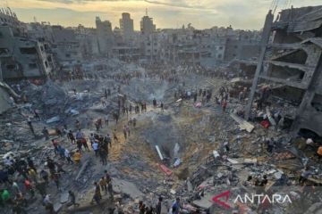 Serangan udara Israel hantam kamp pengungsi di Jalur Gaza