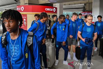 Siap bertanding di grup C, Timnas Inggris U-17 tiba di Indonesia