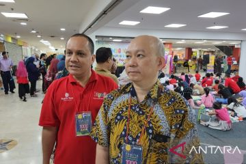 Seribu anak TK hingga SD ikut lomba gambar di Pasar Pagi Mangga Dua