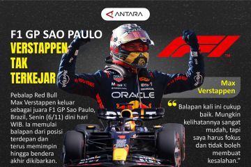F1 GP Sao Paulo: Verstappen tak terkejar