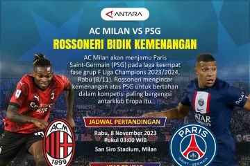 AC Milan vs PSG: Rossoneri bidik kemenangan