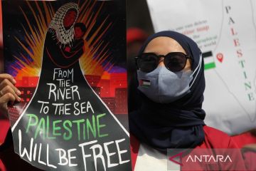 Unjuk rasa bela Palestina