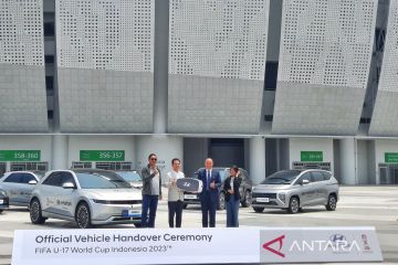 Hyundai serahkan 148 mobil untuk FIFA U-17 World Cup Indonesia 2023
