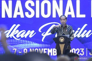 Jokowi: Jangan sampai di atas makan bersama tetapi bawah masih ribut
