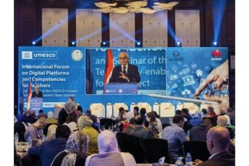 Huawei paparkan sejumlah pencapaian program "Technology-enabled Open Schools for All", bekerja sama dengan UNESCO