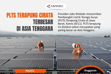 PLTS terapung Cirata terbesar di Asia Tenggara