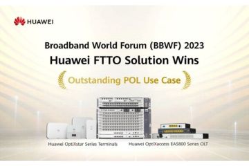 Solusi Huawei FTTO Raih "Outstanding POL Use Case Award" di BBWF 2023