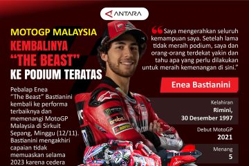 MotoGP Malaysia: Kembalinya The Beast ke podium teratas