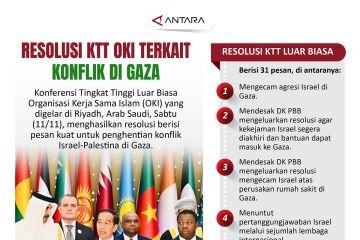 Resolusi KTT OKI terkait konflik di Gaza