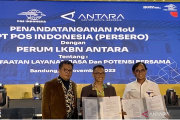 LKBN ANTARA sepakati kerja sama dengan PT Pos Indonesia