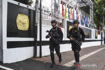 Pengundian nomor capres, polisi siapkan seribuan personel