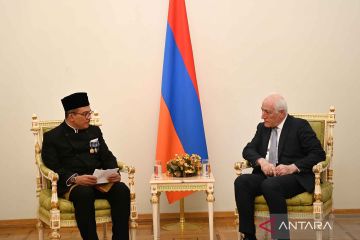 Presiden Armenia menerima surat kepercayaaan Presiden Joko Widodo