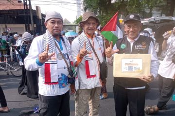 Penggalangan dana Aksi Bela Palestina di Surabaya capai Rp221 juta