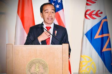 Jokowi sempat bahas dasi merah di Universitas Stanford AS