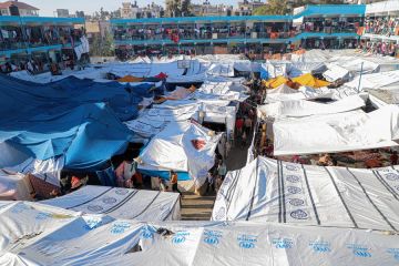 Tempat penampungan pengungsi PBB di Gaza sudah kelebihan kapasitas