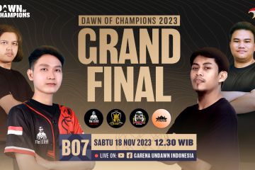 Empat skuad Indonesia siap berlaga di final Dawn of Champions