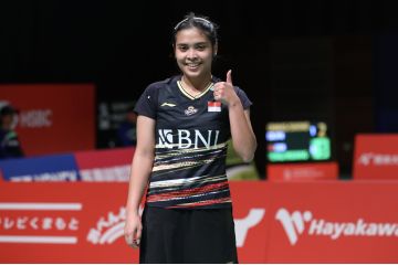 Fokus dan tenang buat Gregoria melaju ke semifinal Kumamoto Masters