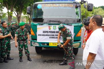 Pangdam V Brawijaya lepas ekspor jagung silase ke Korea Selatan