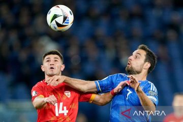 Kualifikasi Euro 2024: Italia taklukan Makedonia Utara 5-2