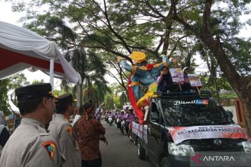 KPU Cirebon gelar kirab pemilu guna tingkatkan partisipasi pemilih