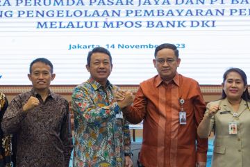 Bank DKI dan Pasar Jaya permudah kelola pembayaran pedagang pasar