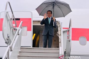 Jokowi kembali ke Tanah Air usai lawatan kerja ke AS dan Arab Saudi