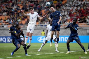 Prancis U-17 amankan posisi puncak klasemen Grup E usai taklukkan AS
