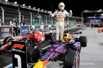 Max Verstappen cetak kemenangan ke-18 musim ini di Las Vegas