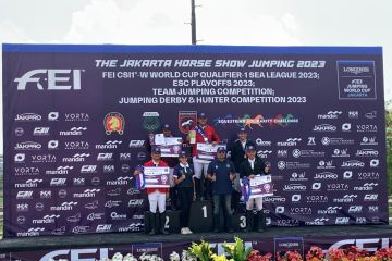 Atlet Equestrian Ferry Wahyu juarai ajang The Jakarta Horse Show