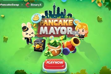 BinaryX rilis gim simulasi kota Pancake Mayor di PancakeSwap
