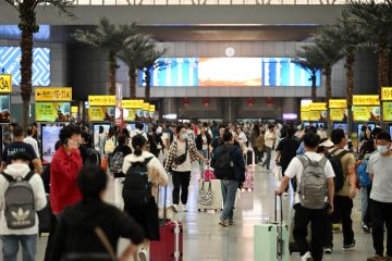 China catat 336 juta perjalanan penumpang kereta pada Oktober 2023
