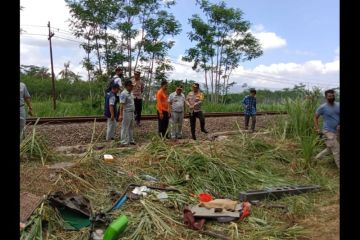 KAI persempit akses jalan perlintasan sebidang di lokasi kecelakaan