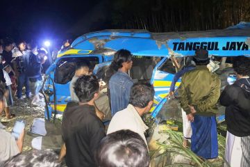 RS Bhayangkara Lumajang data identitas korban kecelakaan minibus vs KA