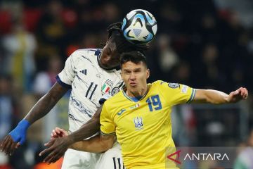 Kualifikasi Euro 2024: Ukraina lawan Italia berakhir imbang 0-0