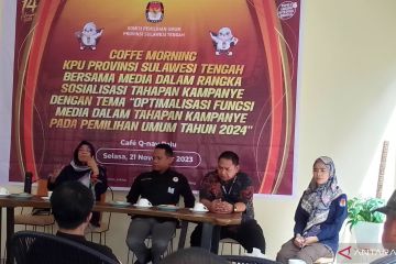 KPU Sulteng optimalkan peran media pada masa kampanye Pemilu 2024