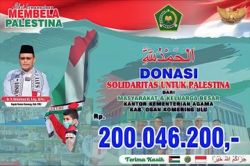 Kemenag OKU kumpulkan donasi untuk Palestina Rp200 juta