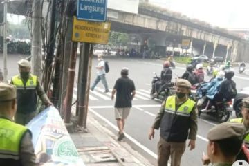 Satpol PP: Penurunan alat peraga kampanye harus sesuai arahan Bawaslu