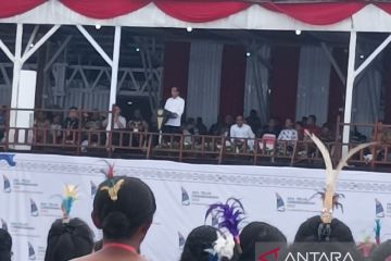 Presiden Joko Widodo buka Sail Teluk Cenderawasih Biak