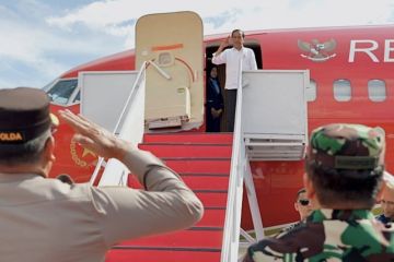 Jokowi hadiri Kongres HMI di Kalbar usai kunjungan kerja di Papua