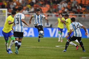 Pelatih Argentina U-17 nilai pertandingan melawan Brazil cukup sulit
